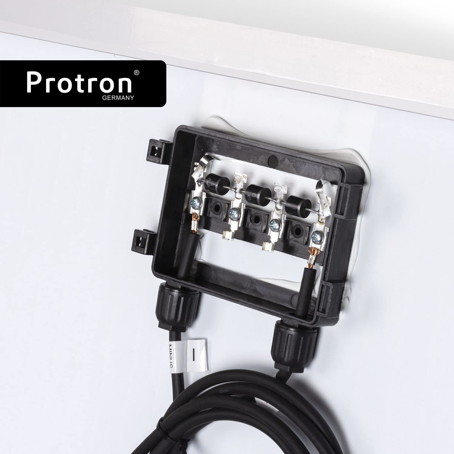 Protron Mono 180W Solarmodul Photovoltaik Monokristallin Solarpanel Solarzelle 180Watt Mono Solar 12V 18V für Wohnmobil, Garten, Boot (0% MwSt. gemäß §12 Abs. 3 UStG)