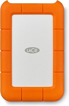 LaCie Rugged Mini, 4TB, 2.5", Portable External Hard Drive, for PC Mac iPad and iPhone, Data Rescue Service (LAC900633)