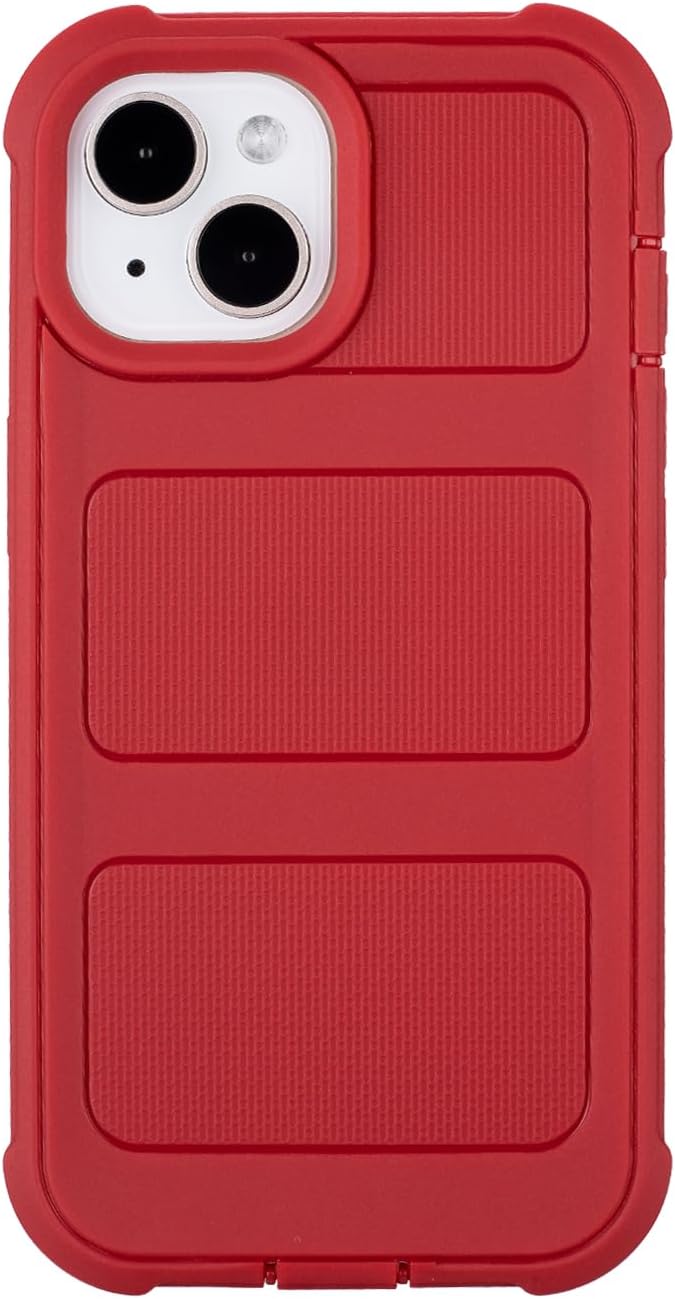 for iPhone 14 Phone Case with Belt Clip Holster Kickstand, Shockproof Heavy Duty Rugged, 2 Layers of Sturdy, Cases for iPhone14, for Protective i Phone Case 14 Defender Red