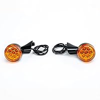 Vista 3 de TCT-MOTORPARTS Soporte de luz intermitente negro con 4 cables para Harley Touring Road Glide 2015-2024