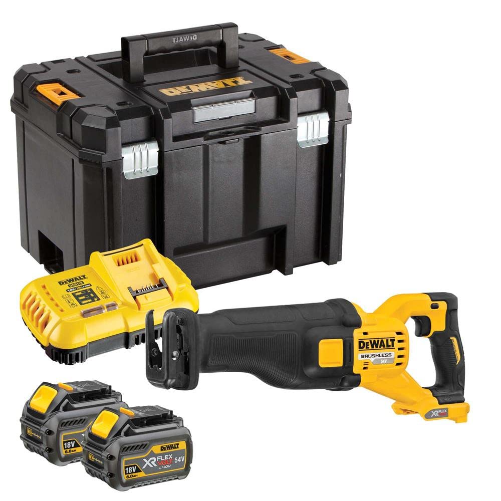 Dewalt Dcs389T2-Gb Xr Flexvolt Reciprocating Saw 54V 2X 6.0Ah Li-Ion Dewdcs389T2 from B&Q