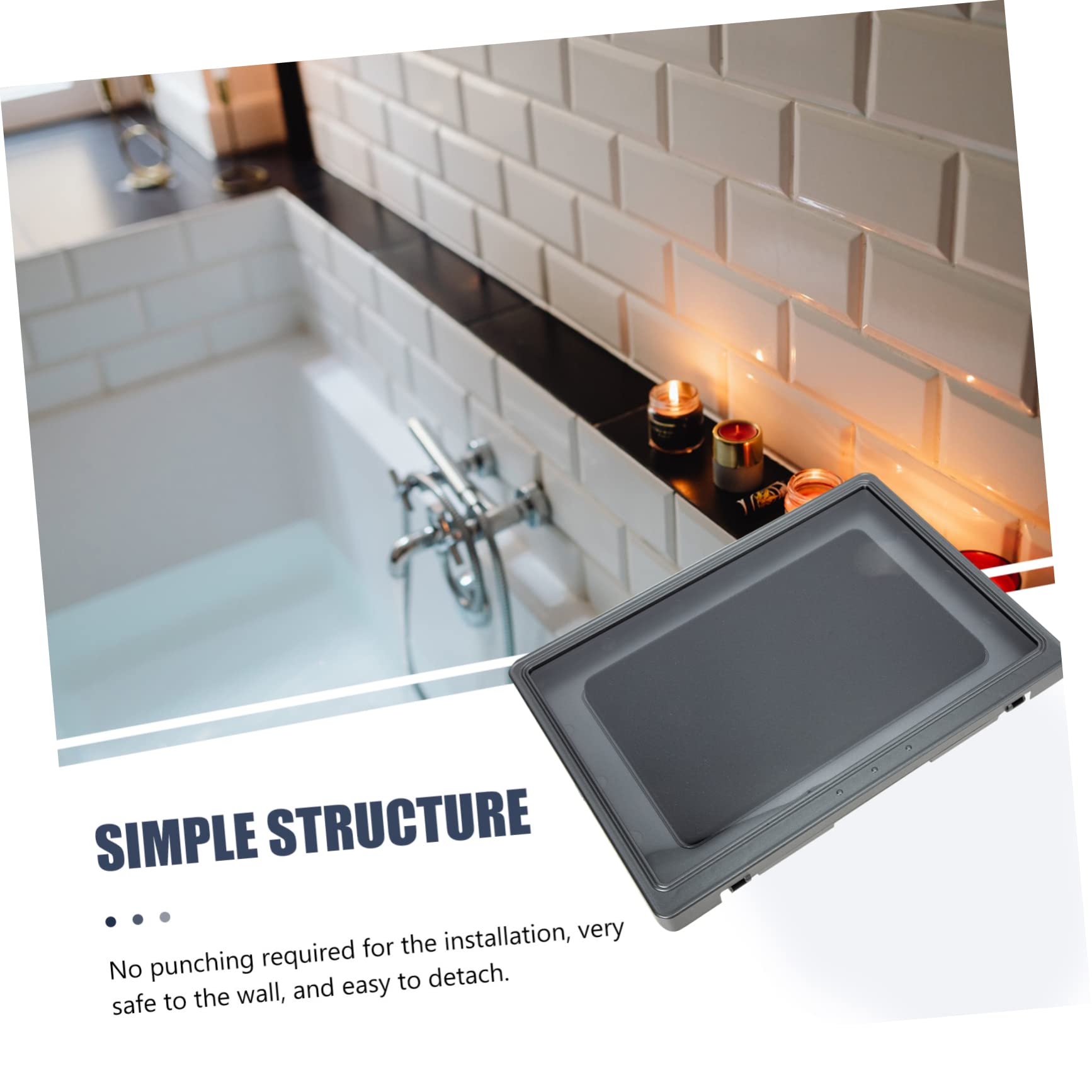 Didiseaon Soporte para Teléfono y Tableta Resistente Giratorio Montaje Pared para Baño y TV