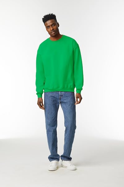 Sweat Homme sans Capuche - Sweat-Shirt Col Rond en Coton Confortable - Idéal pour Le Quotidien et Le Travail - Disponible en Tailles S à 5XL - 2