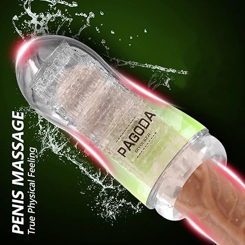 Miniatura 6 de Masturbador masculino Juguetes sexuales para hombres de bolsillo coño Stroker con textura mamada pene TPE masturbación mejora sexual (forma de