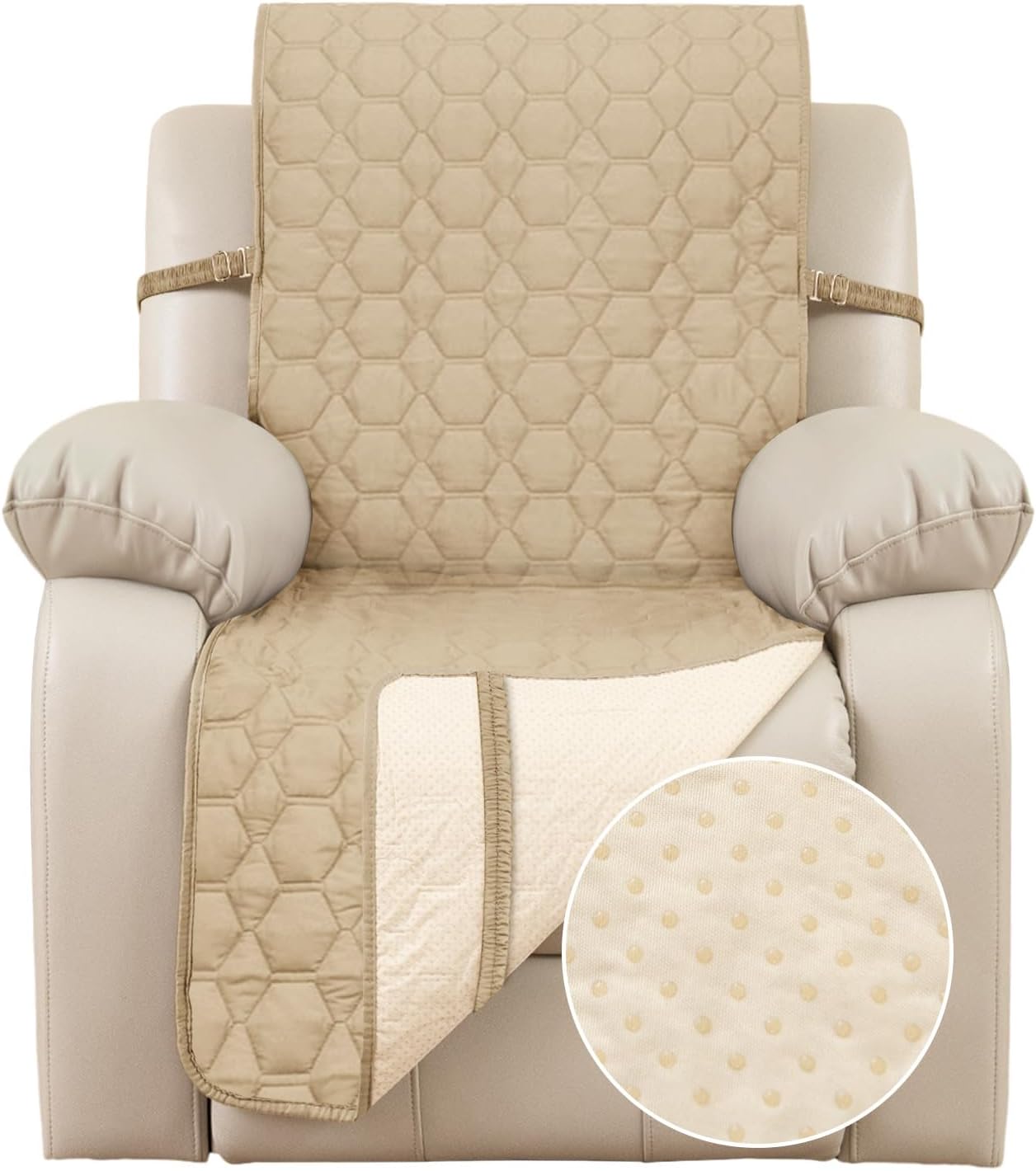 DEARTOWN Waterproof Oversized Recliner Chair Cover Non