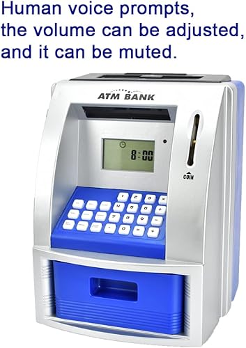 Miniatura 4 de Alcancía ATM para niños, regalo perfecto de cumpleaños para niñas de 6 a 12 años y banco de juguetes con dinero para jugar, cosas geniales para