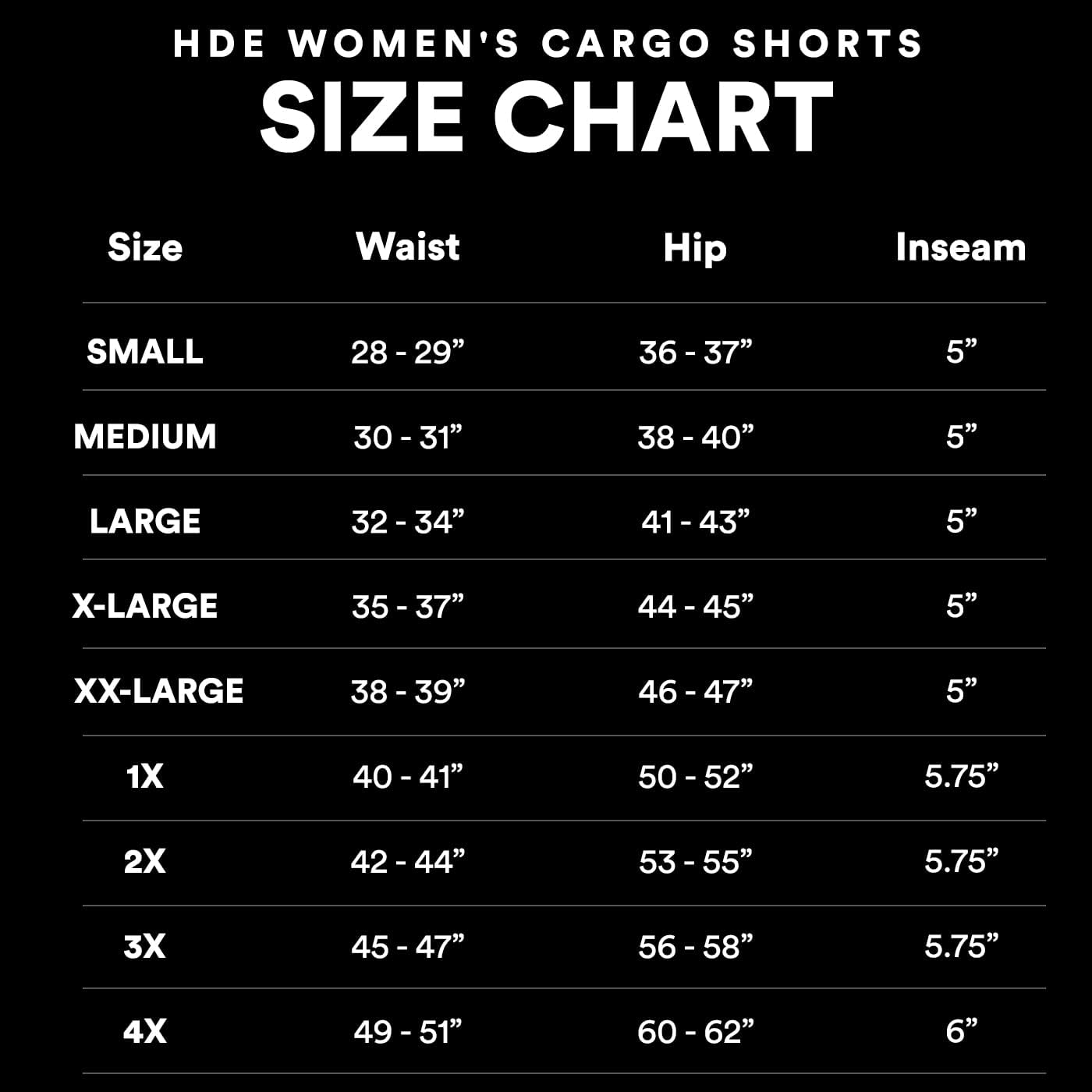 HDE Women's Cargo Shorts with Pockets High Waisted Pull On Stretch Casual Shorts - Image 3