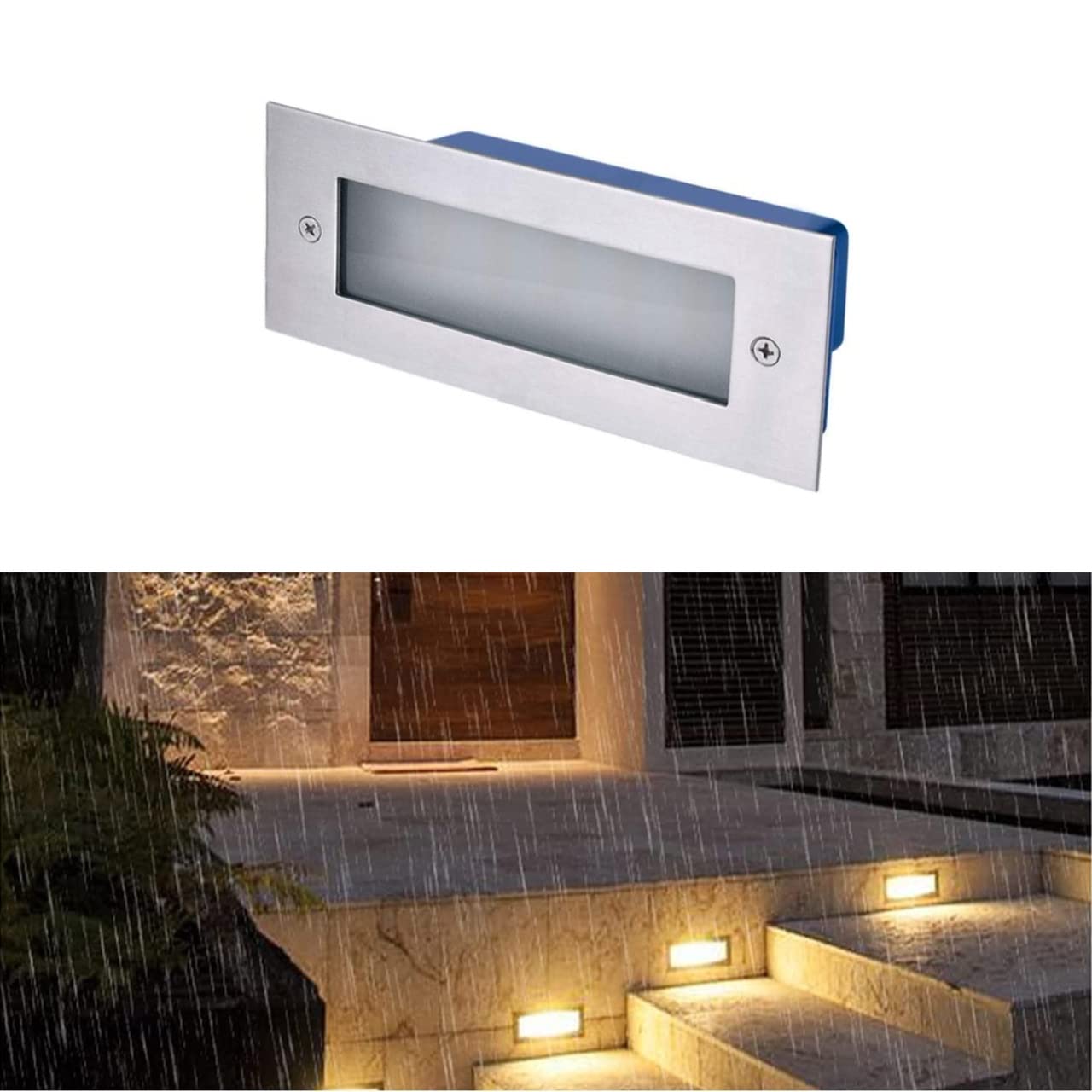Recessed Lighting For Outside Steps Domus ZAC 4 SQR 12V DC LED