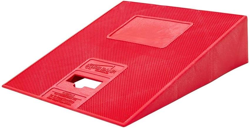 Red Portable Hand Truck Delivery Cart Curb Ramp