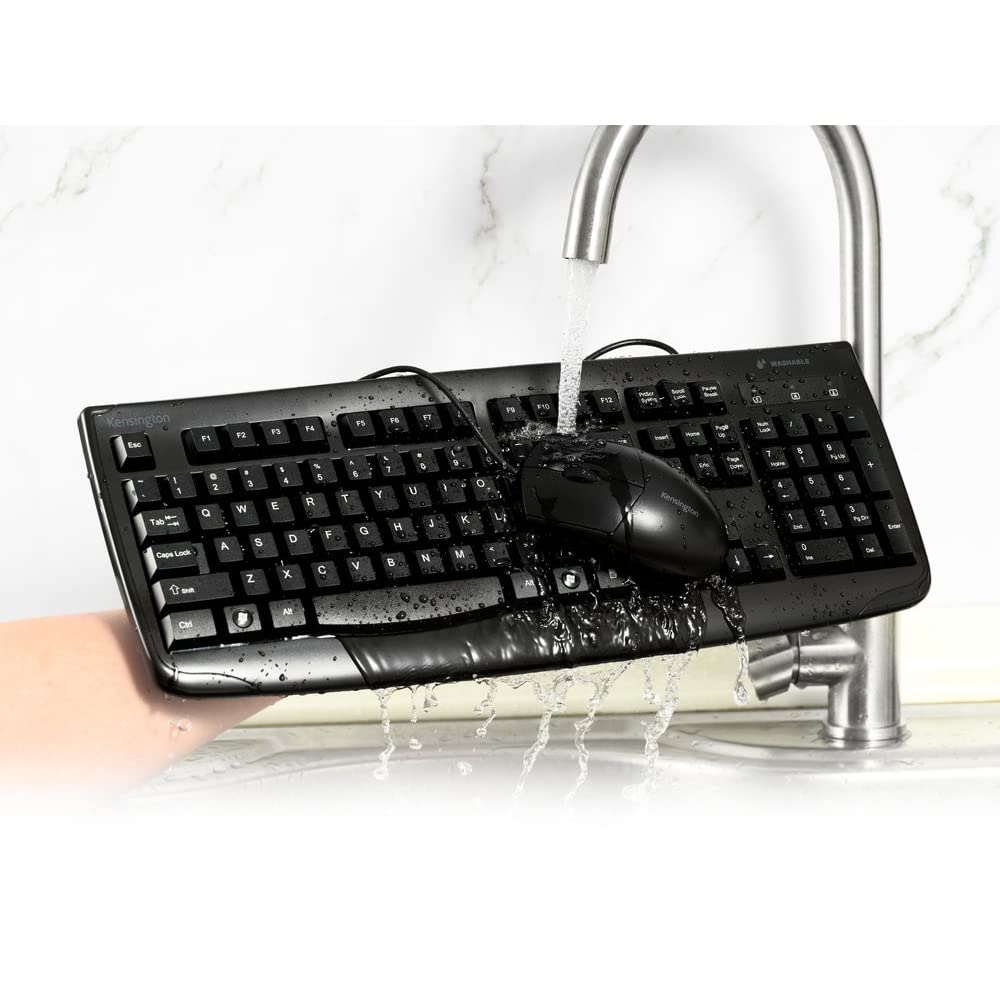 Amazon.com: Kensington Pro Fit Washable Wired Desktop Set