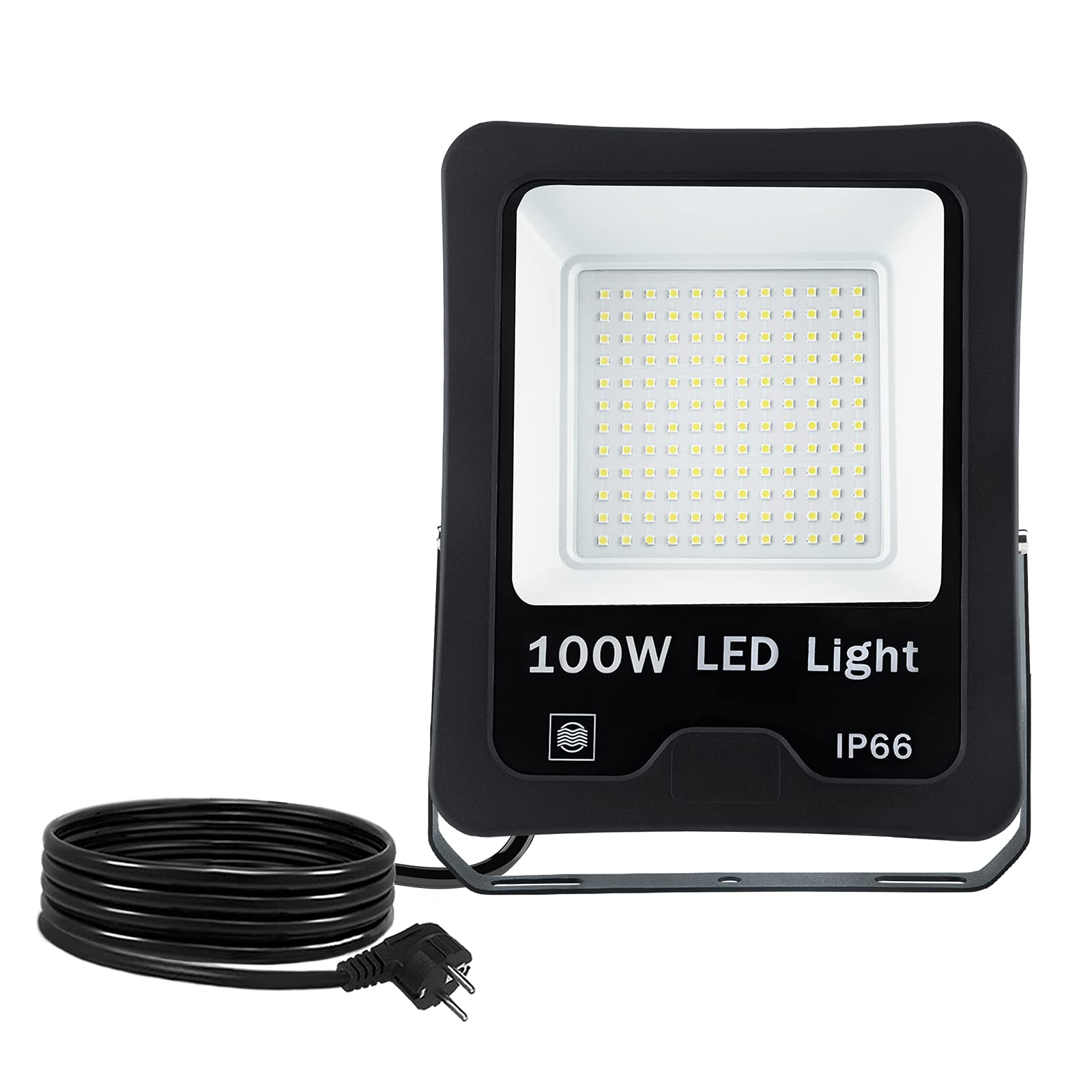 XMTECH Led-bouwlamp met telescopisch statief, IP66 led