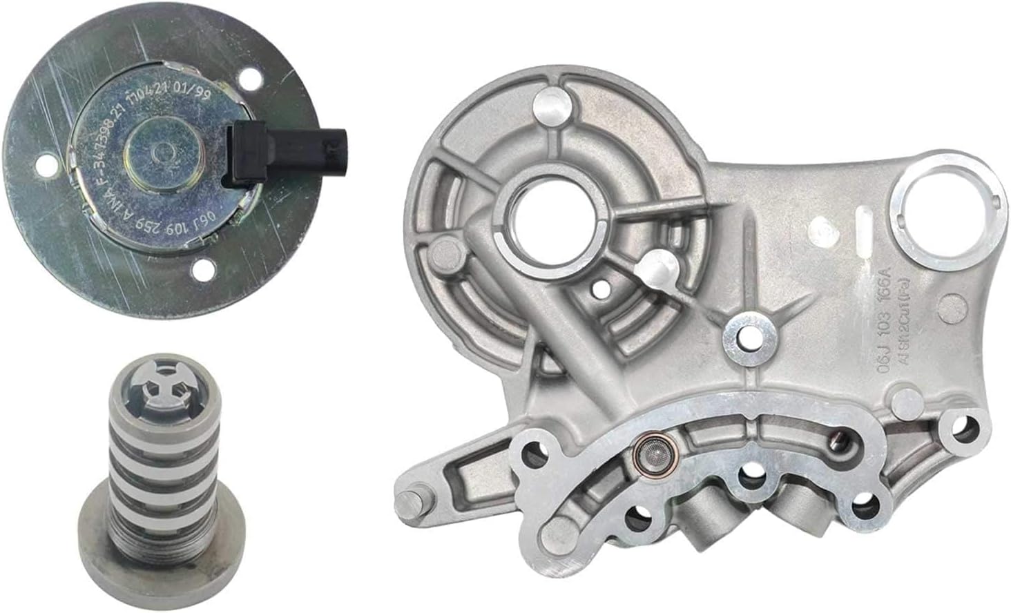 Camshaft Bridge Bracket Adjuster Magnet Solenoid Valve Replacement for VW Jetta GTI Passat Audi A4 A6 TT 2008-2016 2.0T 06H103144J 06H109257A 06L109259A 06J103166A 06H109257C