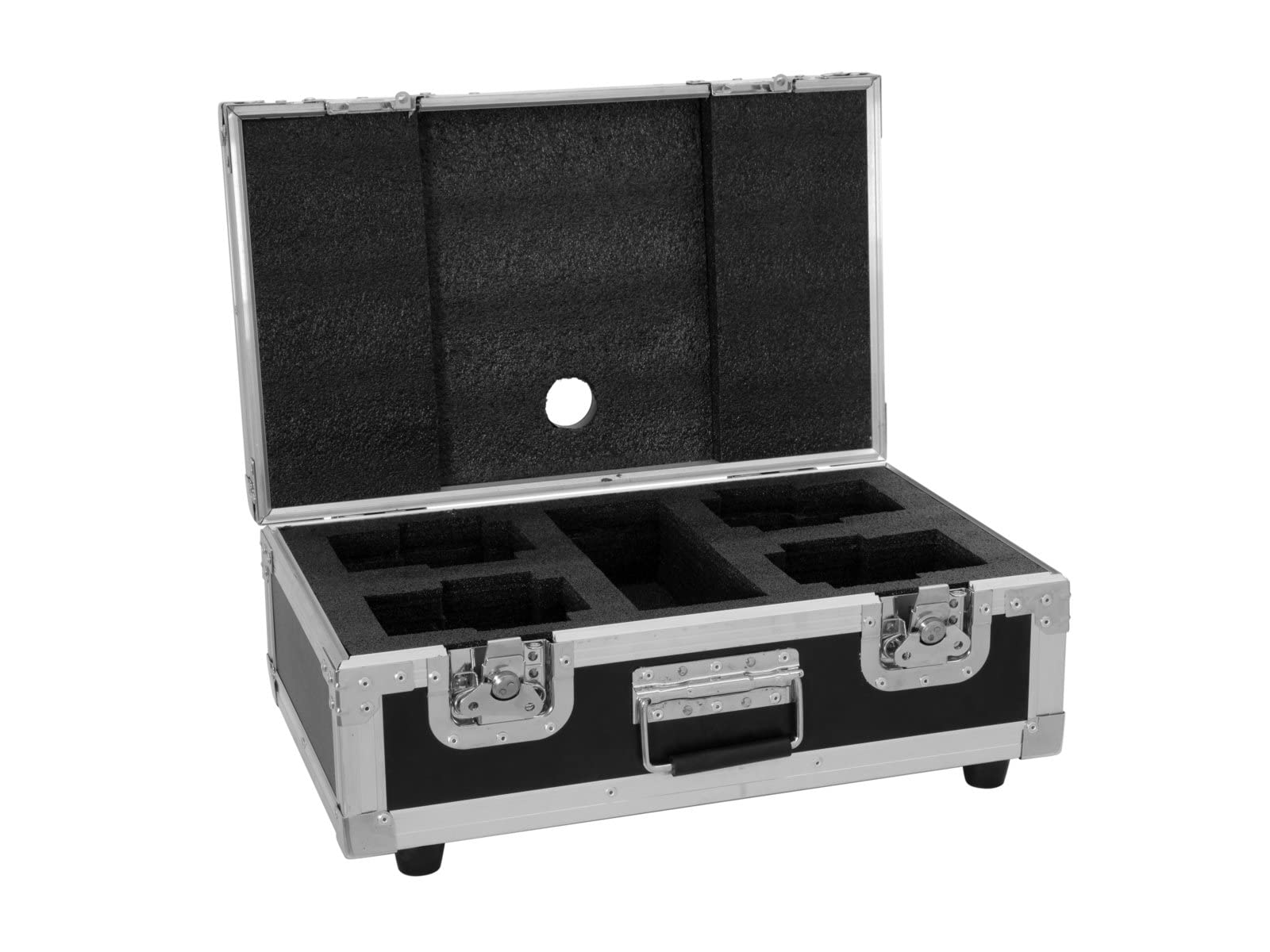 ROADINGER Flightcase 4x AKKU Dot 1 RGB/​WW QuickDMX