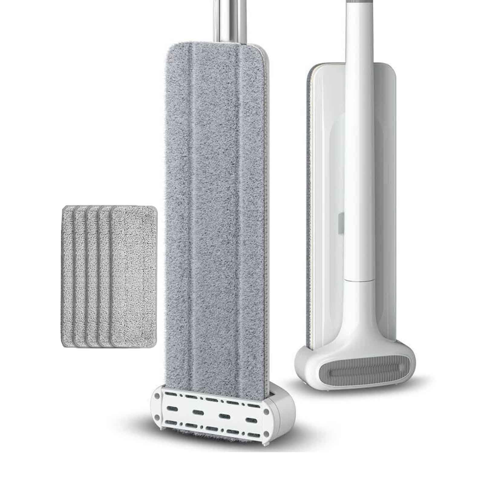 Mop à rangement debout pour nettoyer le carrelage et le stratifié du salon