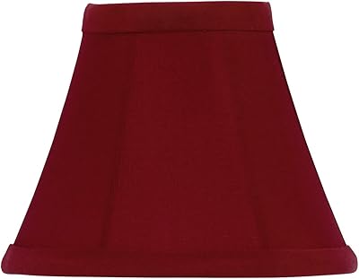 UpgradelightsÂ® 5 inch Red Dupioni Silk Chandelier Shade Mini Clip on Bell Shades (ui15)