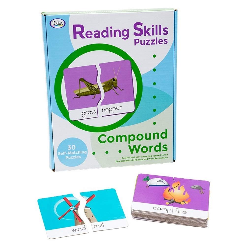 Didax Reading Skills Puzzles: Compound Words