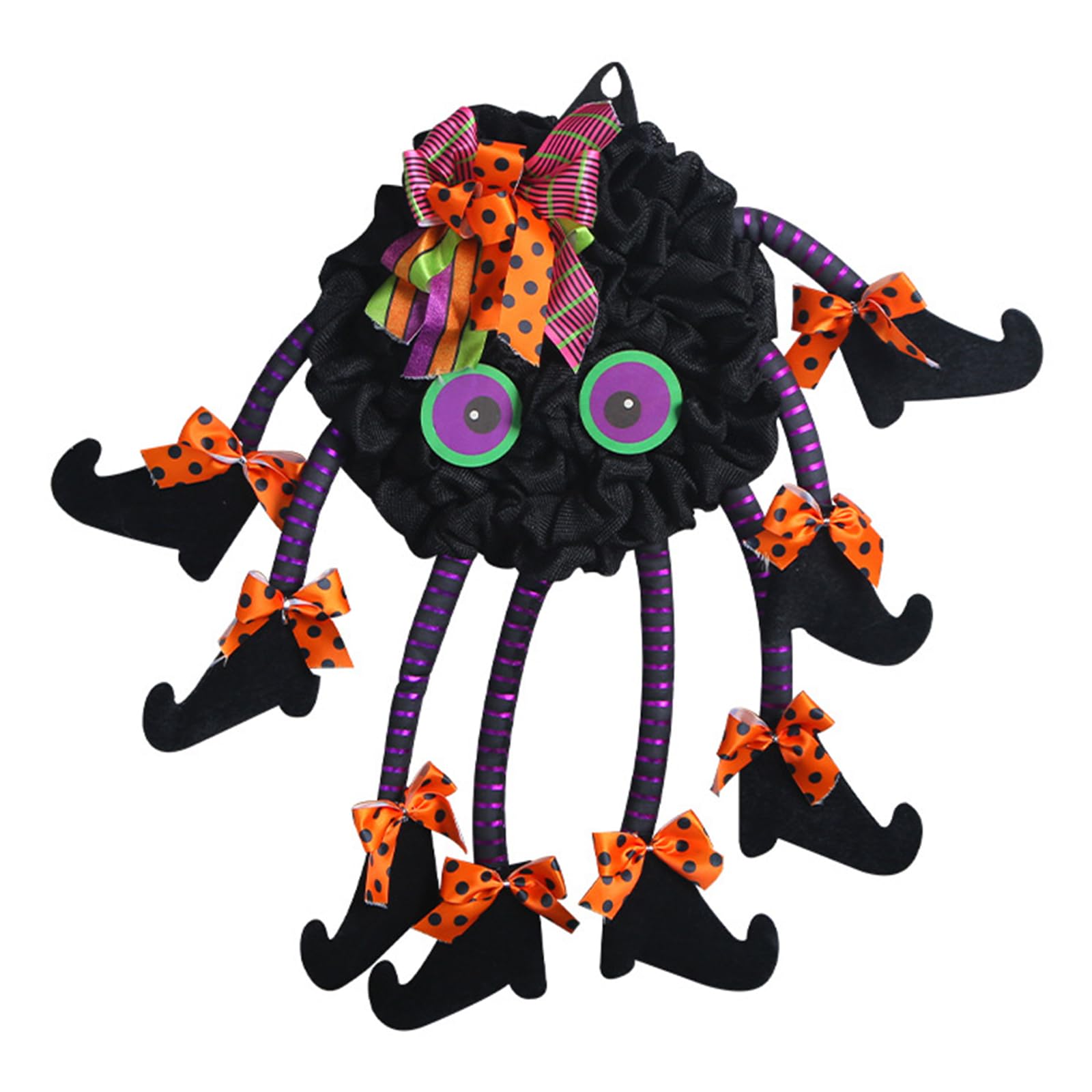 Kalttoy Halloween Door Hanger Door Sign with Purple, Black Green Color for Scary Atmospheres for Indoor Outdoor Halloween Decoration