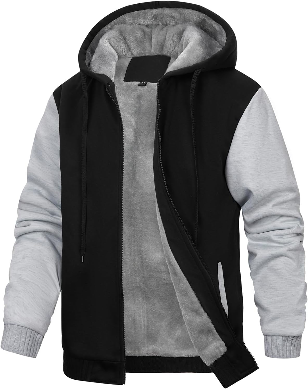 LBL Leading the Better Life Men's Zip Up Hoodies Sweatshirt Heavyweight Fleece Winter Jackets Warm Thick Coats - Image 6
