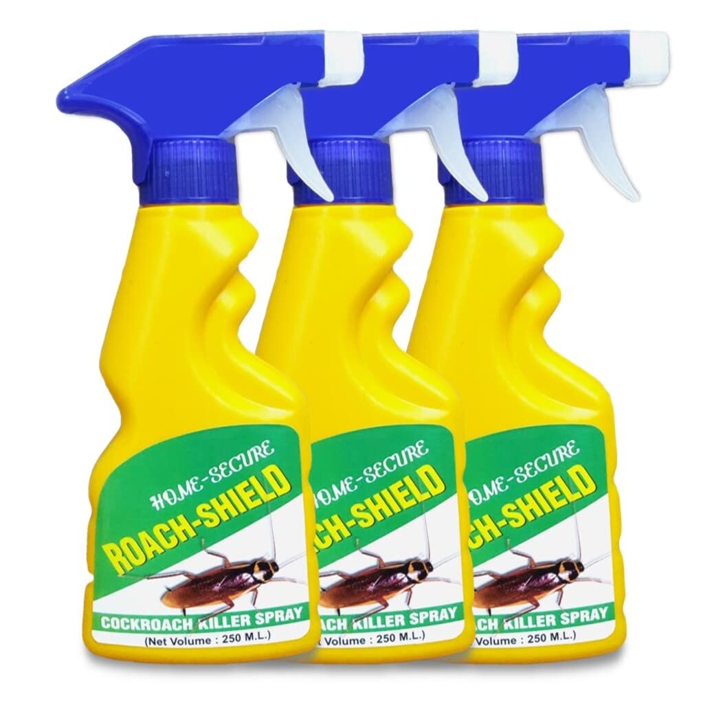Home Secure Roach Shield Herbal Insect Repellent Spray | Cockroach Repellent | Insect killer| Cockroach Killer | Natural Spray | Chemical-Free | Insect Repellent - (Pack Of 3, 250ML) (B09RB6MQ6F) Amazon Price History, Amazon Price Tracker