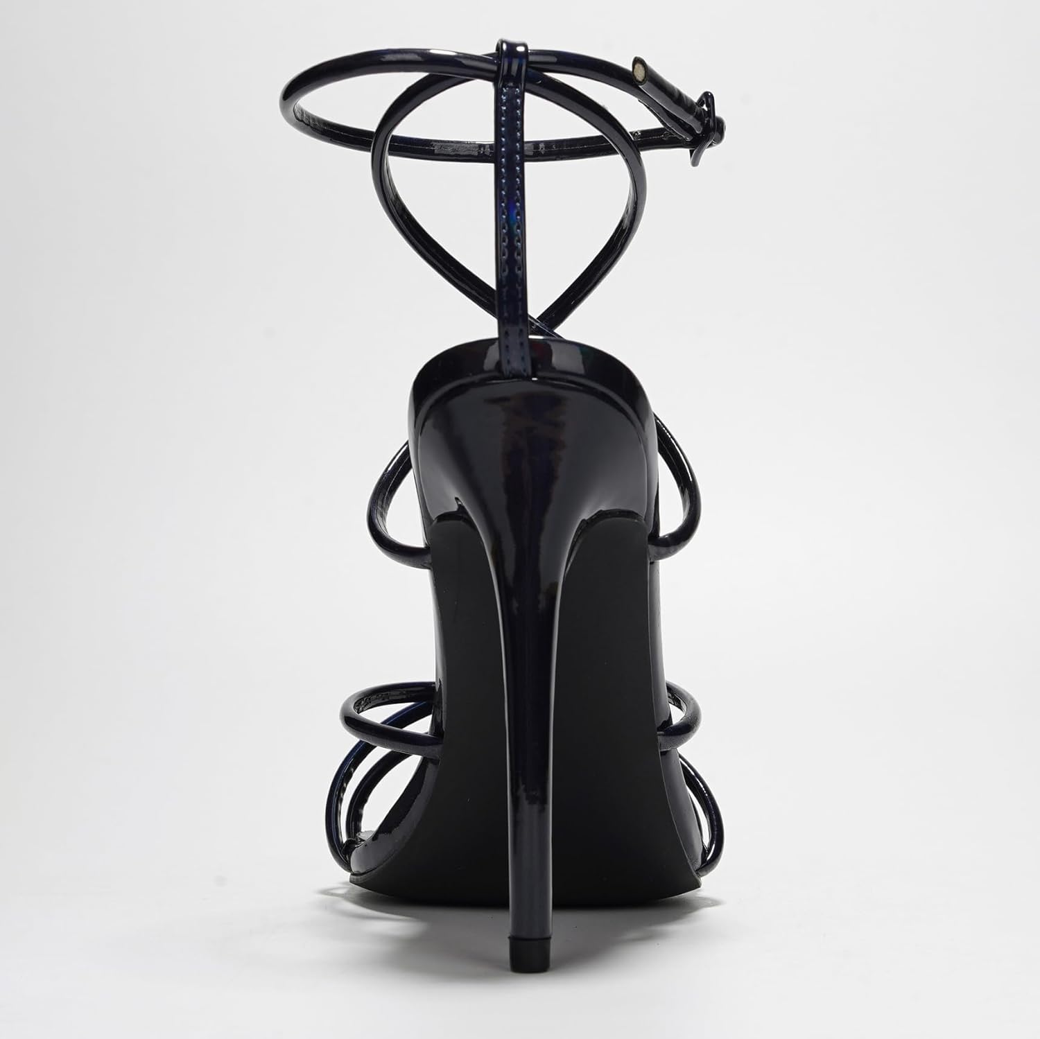 Cape Robbin Nabil Sexy Strappy Stiletto Heels - Pointy Open Toe Womens Heels - Elegant Strappy High Heeled Sandals for Women - Image 7