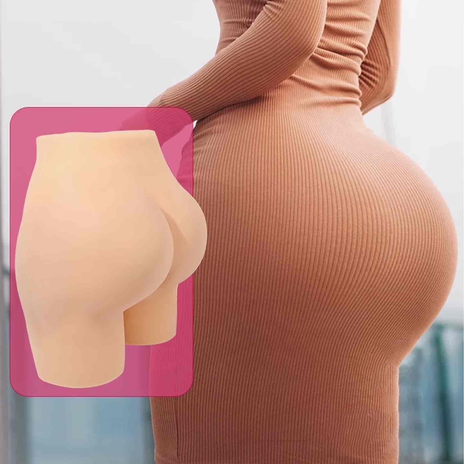 Culotte Silicone, Fesses Silicone Réaliste Sex Pénétrable, Conception D'entrejambe Ouverte, Soulève la Courbe de la Hanche D'environ 45 °, Matériau Hautement Élastique, Non Serré, S - Large -