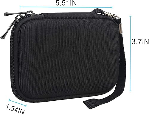 Miniatura 5 de Lacdo Estuche rígido de transporte para Samsung T9 unidades de estado sólido portátiles 1TB 2TB 4TB USB 3.2 SSD externo EVA duro almacenamiento a