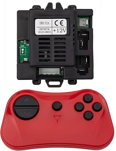 DR01 V2.6 390MYK 12V niños eléctrico paseo en coche piezas de repuesto 2.4G Bluetooth Control remoto y receptor kit controlador caja de control