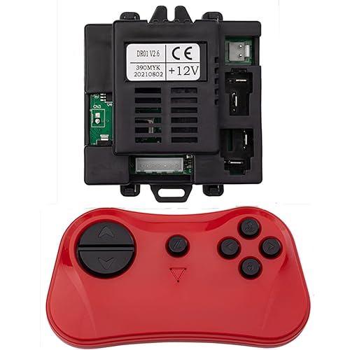 DR01 V2.6 390MYK 12V niños eléctrico paseo en coche piezas de repuesto 2.4G Bluetooth Control remoto y receptor kit controlador caja de control
