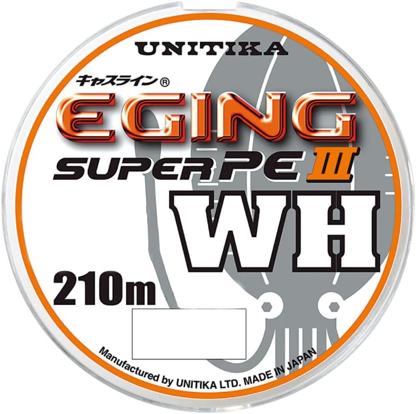 UNITIKA PE Line Casline Egging Super PEIII WH 82.7 ft (210 m), White