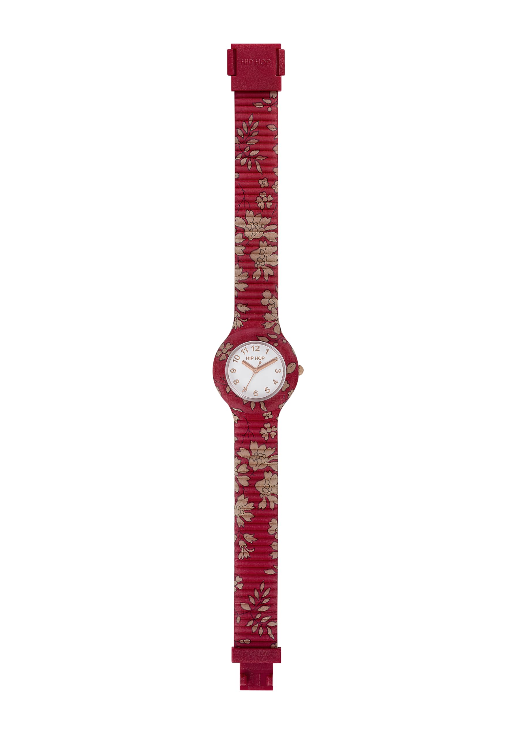 HIP HOP, Collezione Winter Blossom, Orologio Donna a Tema Fiori Invernali con Tessuti Liberty e Cinturino In Silicone, Resistente all'Acqua