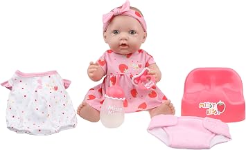 Missy Kissy Kiss & Care Nursery | Drink & Wet Interactive Doll Gift Set by JC Toys