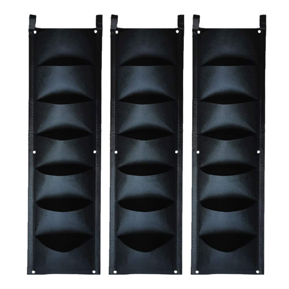 SENJINGHUA 3 pieces hanging planter bags, hanging planters, flowerpot bag, growing bag, planter bags for outdoors flowers potatoes tomatoes and strawberries