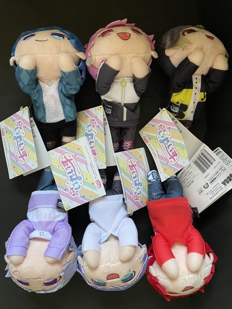 ナムコ限定 いれいす 寝そべりぬいぐるみ 全6種セット ぬいぐるみ