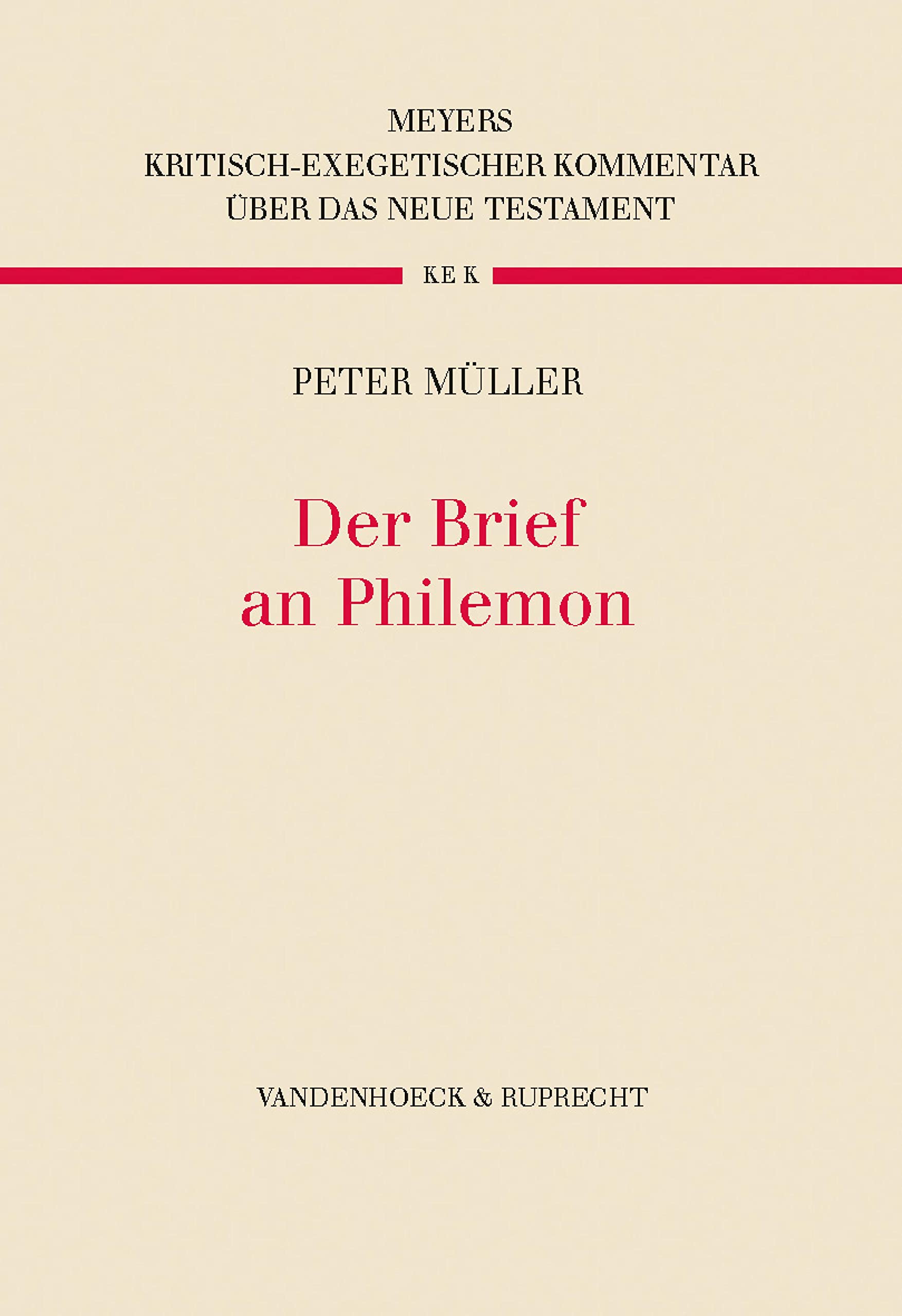Der Brief an Philemon