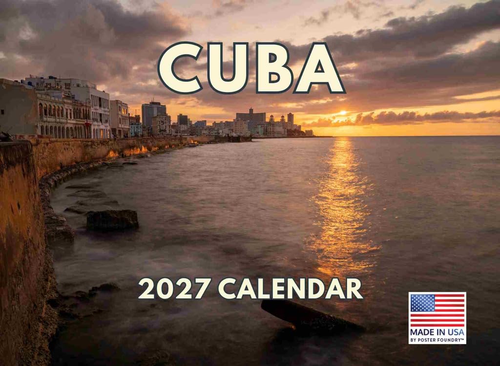 Cuba Calendar 2027 Monthly Wall Calender 12 Month — image 1