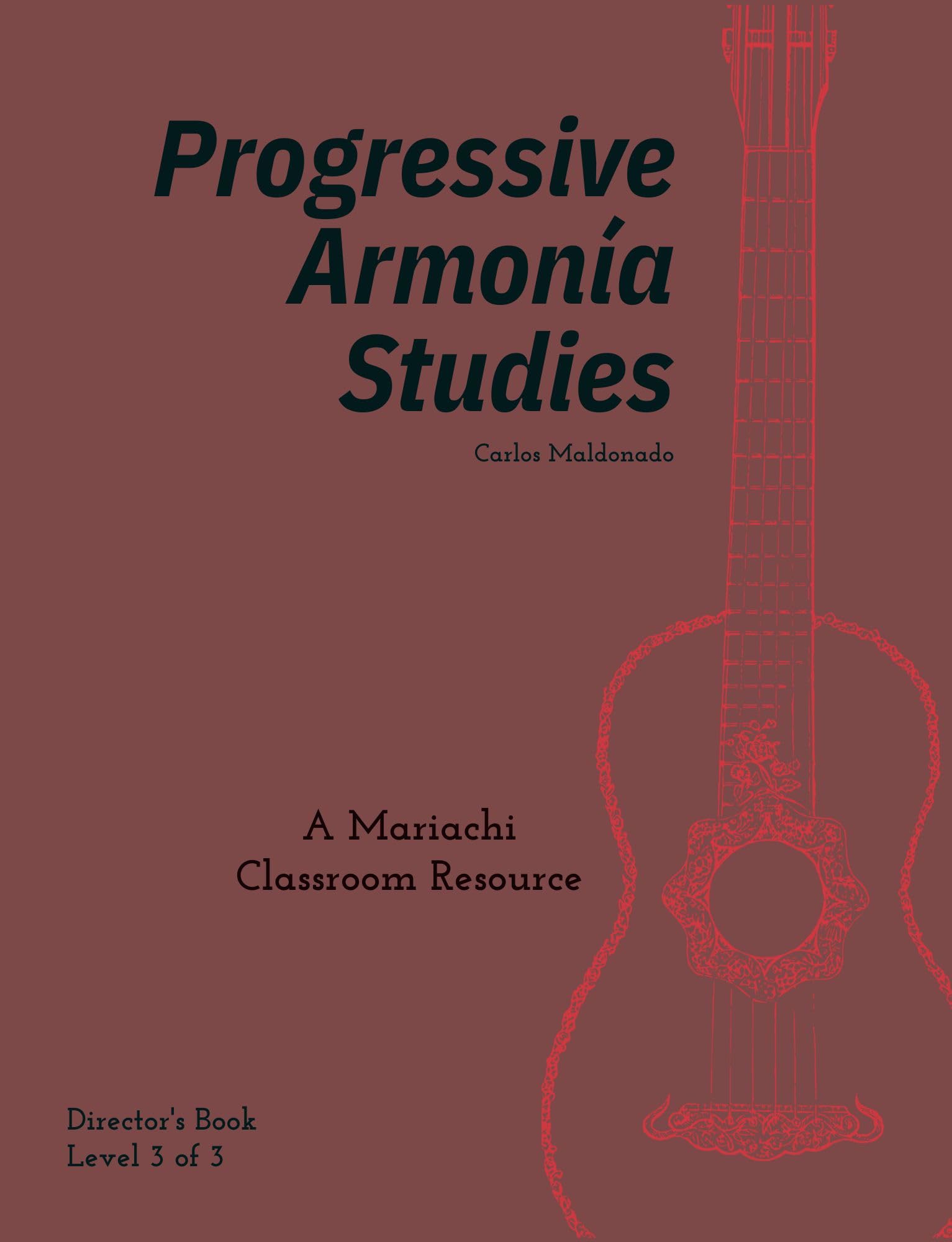 Progressive Armonía Studies Level 3 livre de mariachi pédagogique en anglais