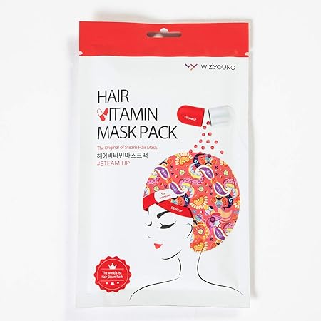 Amazon ヘアビタミンマスクパック スチームアップ Hair Vitamin Mask Pack Steam Up Wizyoung ヘアマスク 通販