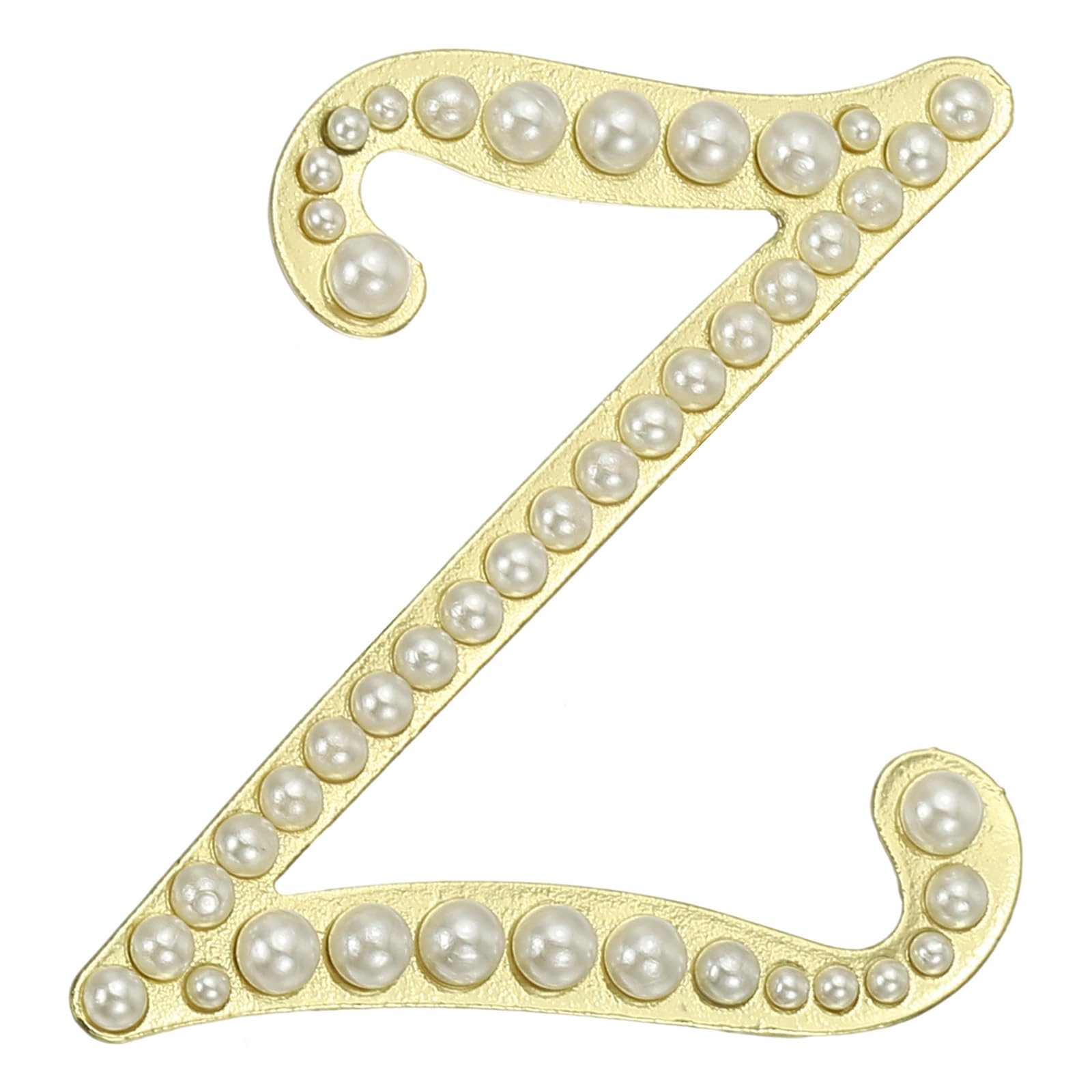 PATIKIL Letter Brooch Pins, Pearl Initial Alphabet Letter Lapel Badges Pin for Women Men Girl Wife Suits Clothes Dress Bouquet Coat Hat Bag Craft Party