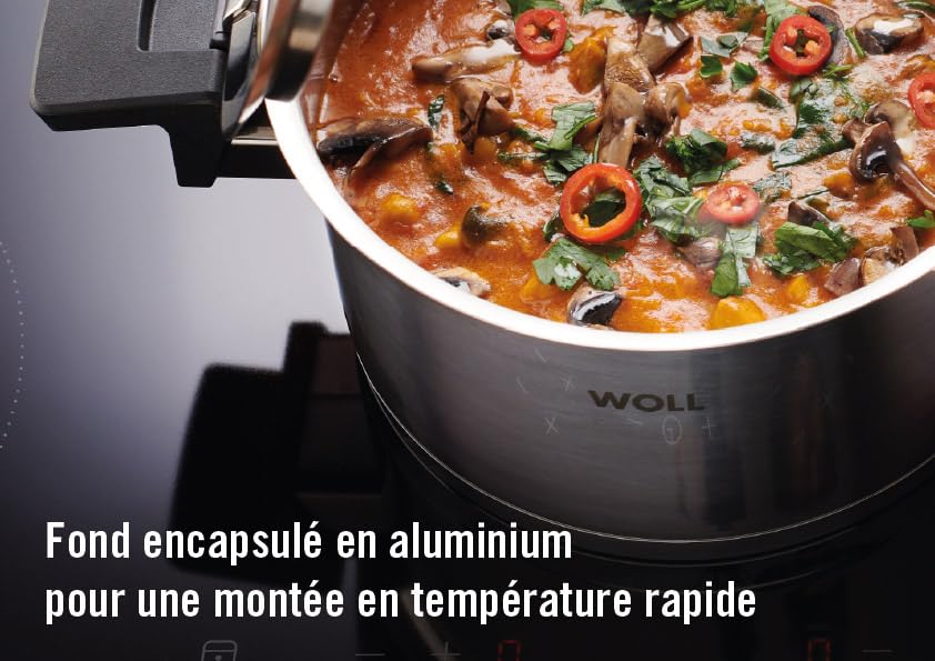 Poêle induction 20 cm en acier inoxydable Woll compatible four tous feux - 5