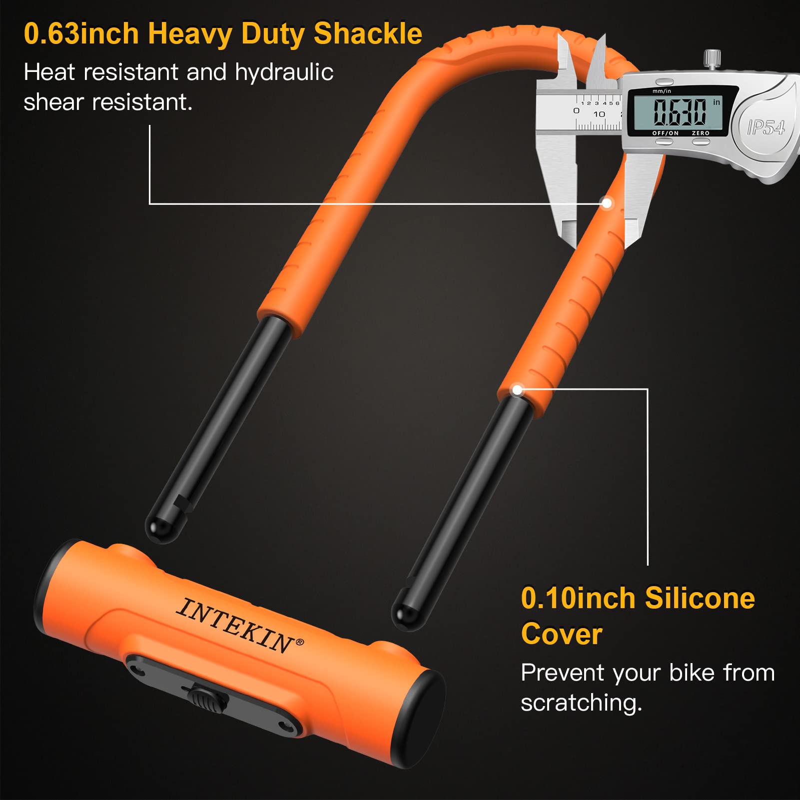 Bike Lock Cable UBULLOX Bike U Lock Heavy Duty Bike Lock Bicycle U