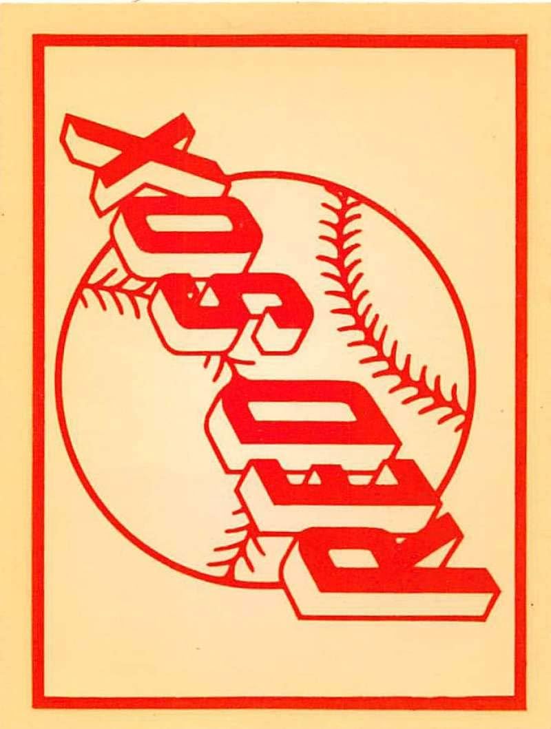 1961 Fleer Set Break One Team Logo Decals Baseball #2 Boston Red Sox Official MLB Trading Card From The Philadelphia Company