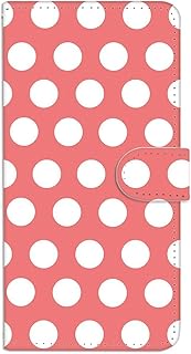 lg g8x thinq ケース 手帳型 エルジー ジーエイトエックス シンキュー lgg8xthinq 専用 耐衝撃 カメラ穴 スタンド機能 高級 PUレザー lg g8x thinq 全面保護 横開き 軽量 薄型 F.G.S 簡易スタンドに早変わり マグネットハンド カードホルダ 紙幣収納ポケット付き 多機種対応 ピンク波点紋 Y02シリーズ