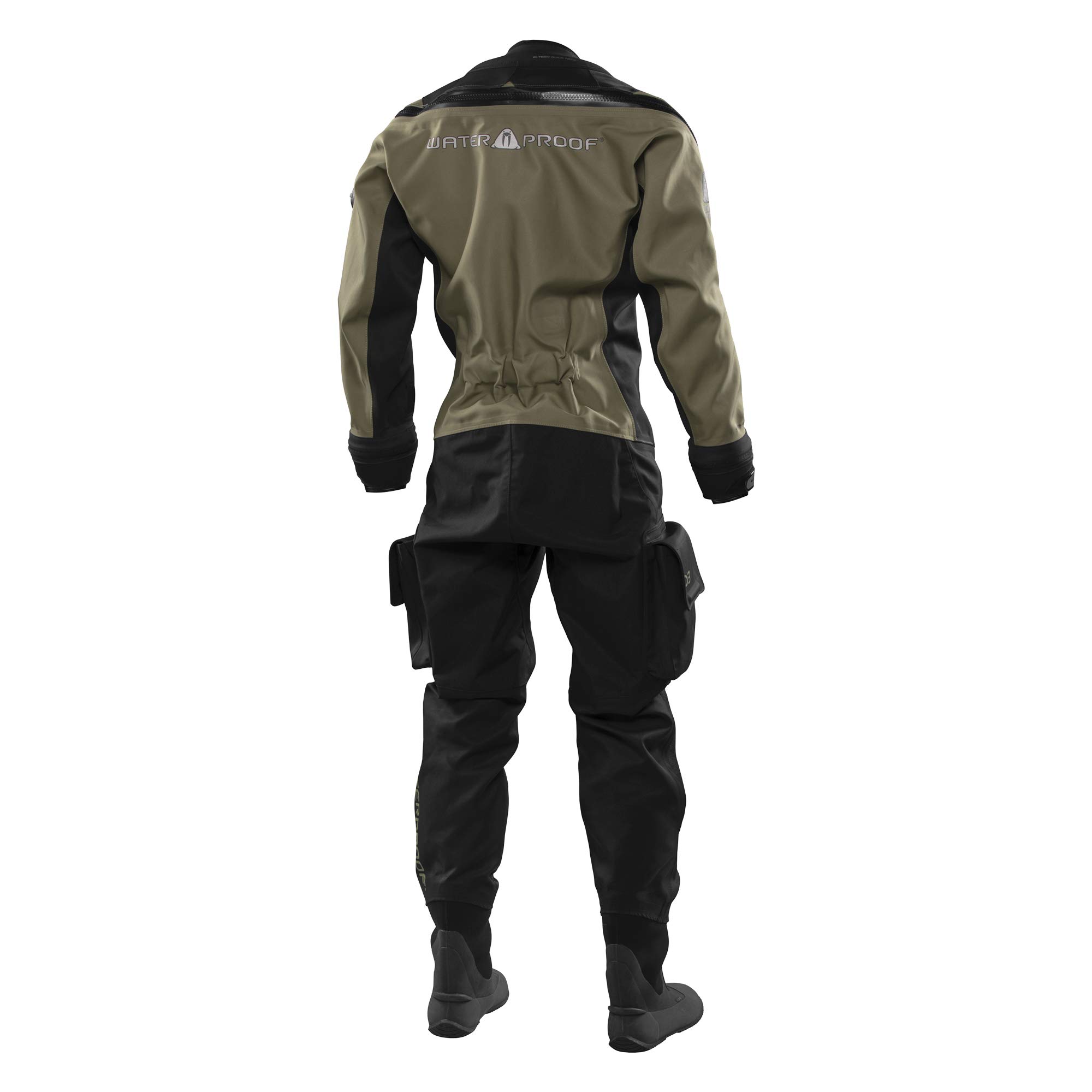 WATER PROOF FACING REALITY Waterproof Mens D3 Ergo Drysuit, Medium/Large