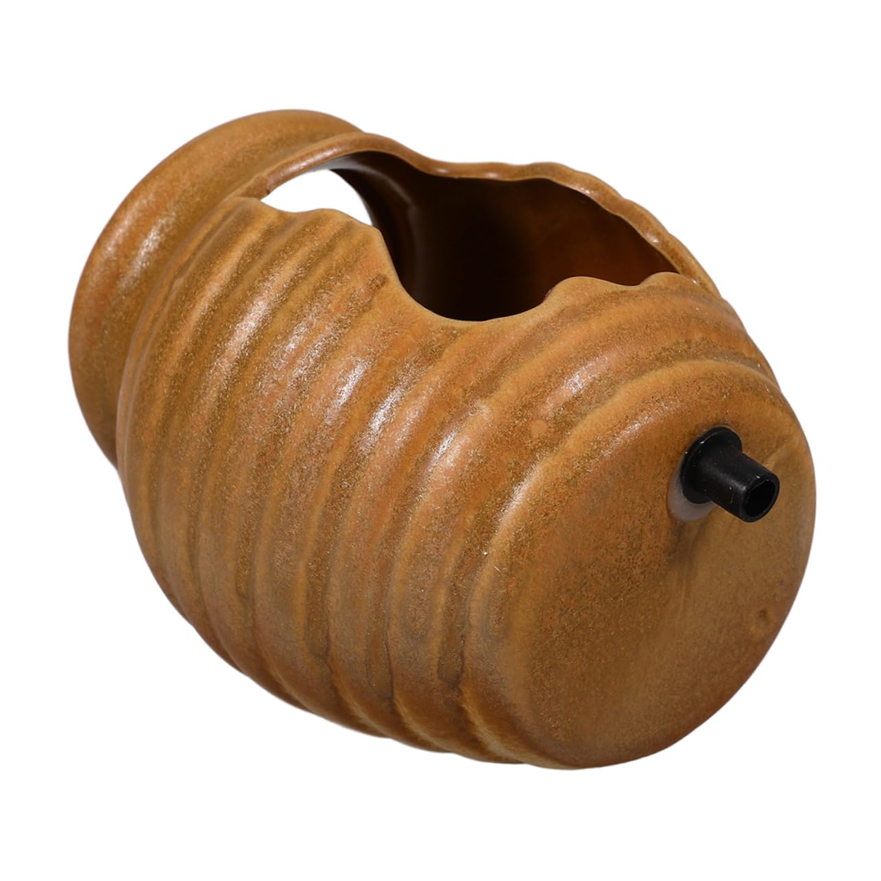 RORPOIR Circulating Waterfall Jar Ceramic Fountain Pot Courtyard Fountain Decor