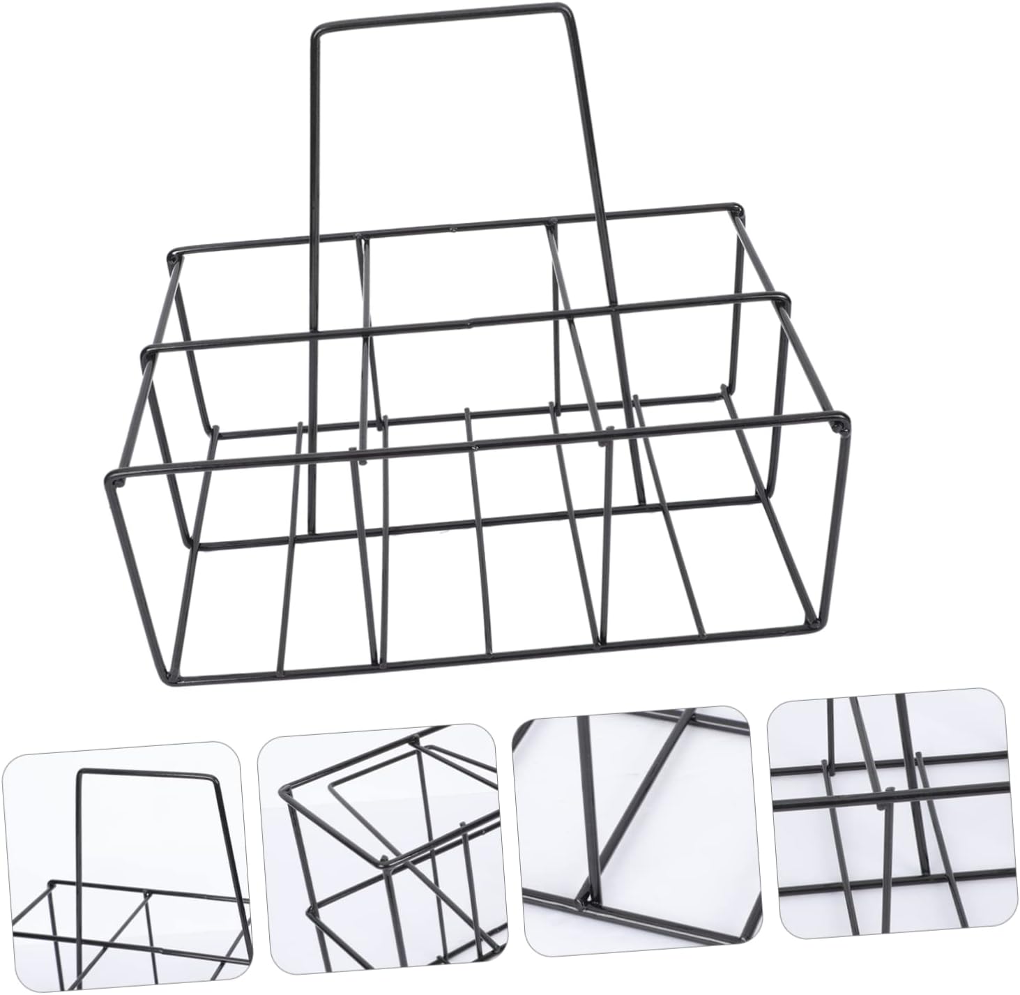 Iron Craft Beer Bottle Rack Creative Storage Holder for Bar Kitchen Design Smooth for Beer Bottles