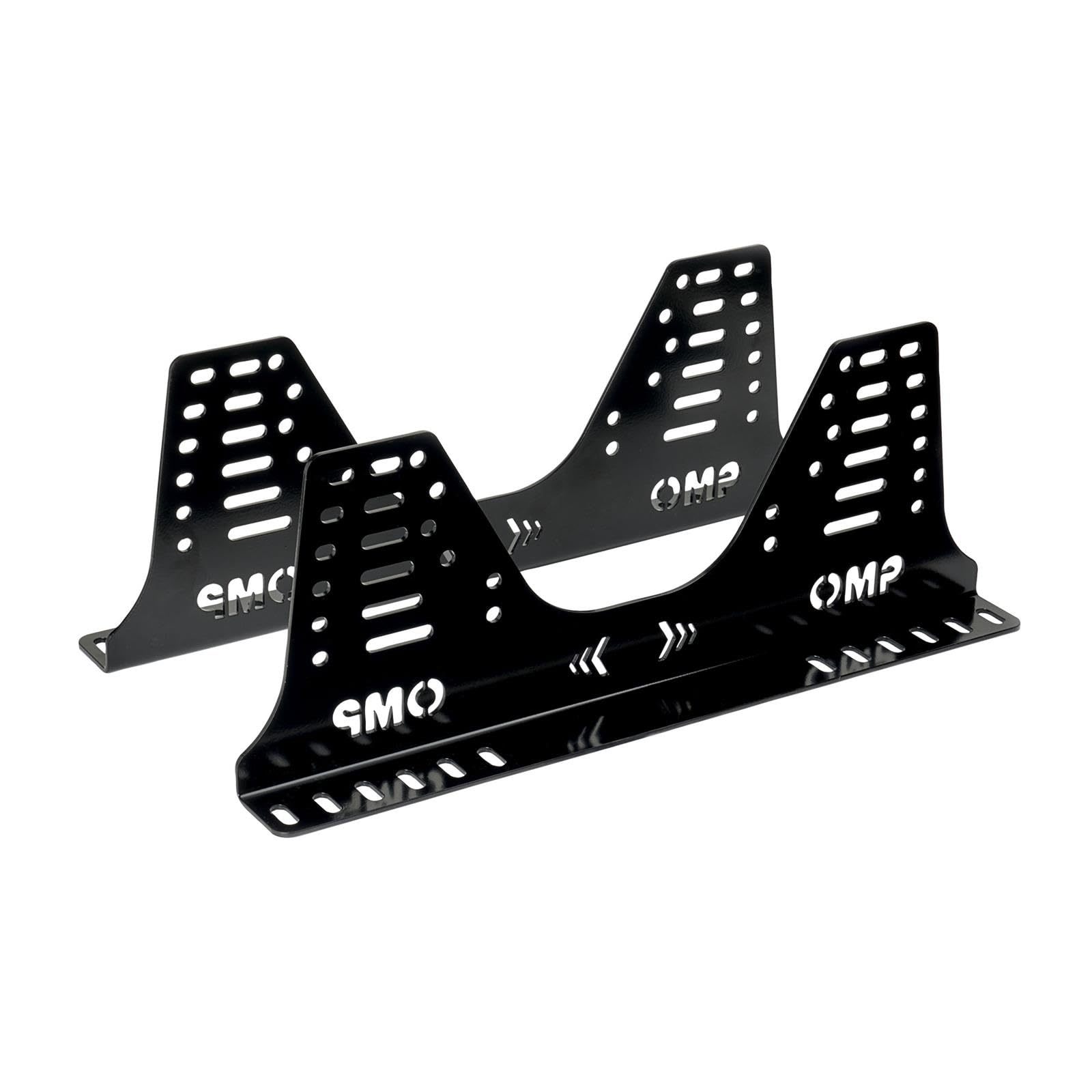 Part Synergy Replacement for Steel Tall Side Mount Brackets 36 Holes Black Direct Fit
