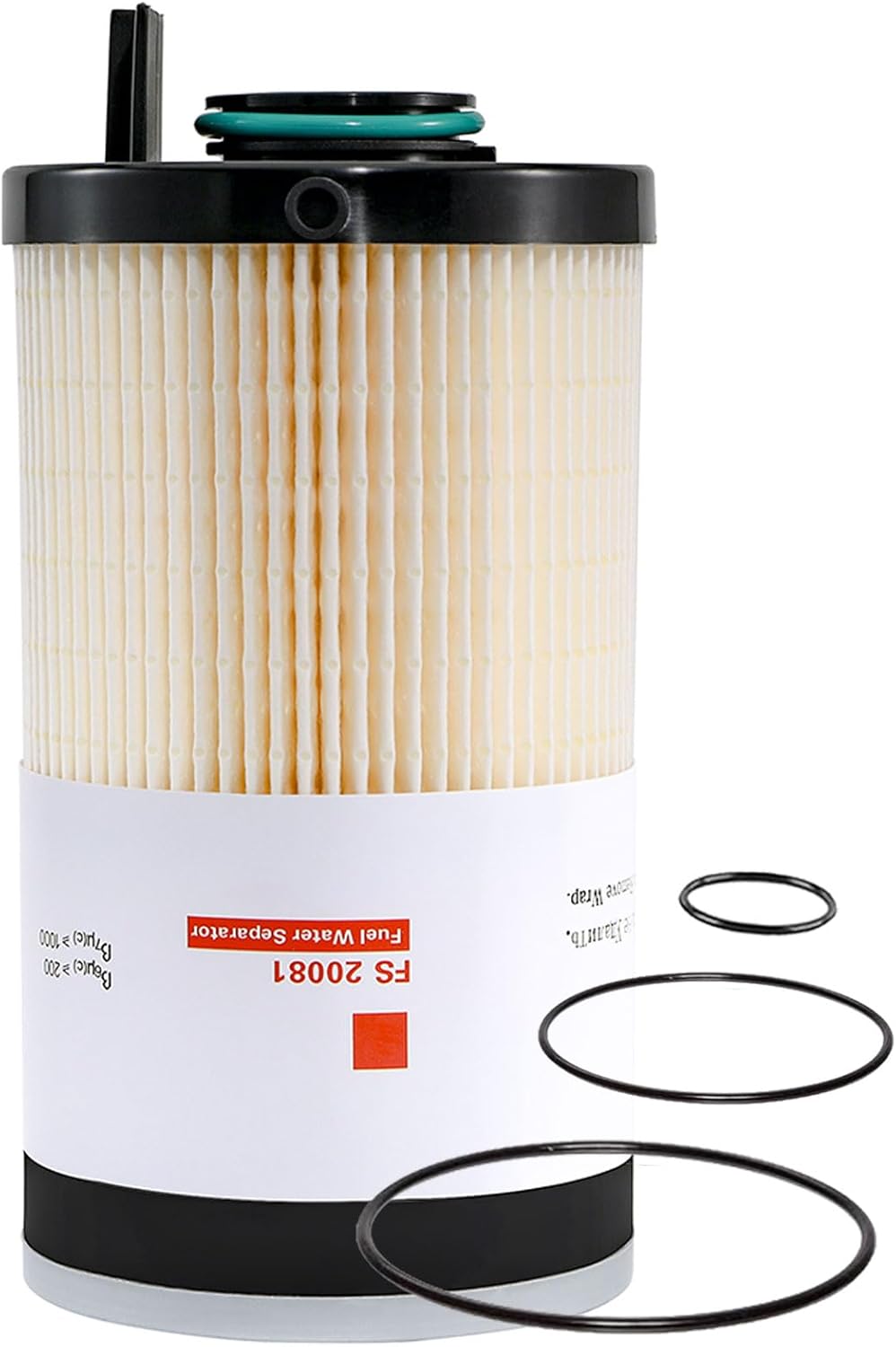 FS20081 Fuel Water Separator Filter Compatible with Detroit Diesel B6.7 L9 DD5 DD8 2017 Cummins ISB ISL Engines Replaces A0000904851 PF46171 L20081 FS20081 Set Of 6