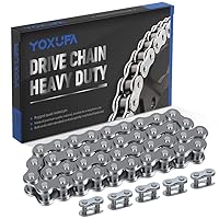 Vista 1 de YOXUFA Cadena de repuesto 420 para Coleman Mini Bike CT200U BT200X CT200U-EX Baja Warrior MB165 MB200 Predator 212cc 196cc 200cc 6.5hp Powersports