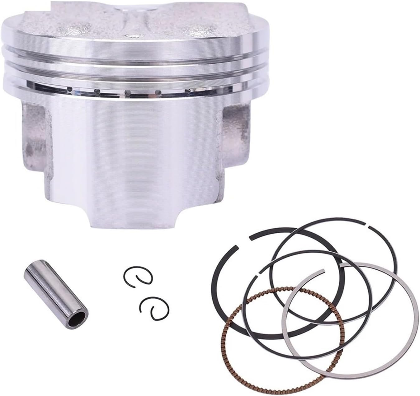 56mm 56.25mm 56.5mm 56.75mm 57mm Motorbike Engine Cylinder Piston Rings Kit Compatible With Yamaha FZ400 Fazer FZR400 SP FZR400RR EXUP(Add 0.25 size)