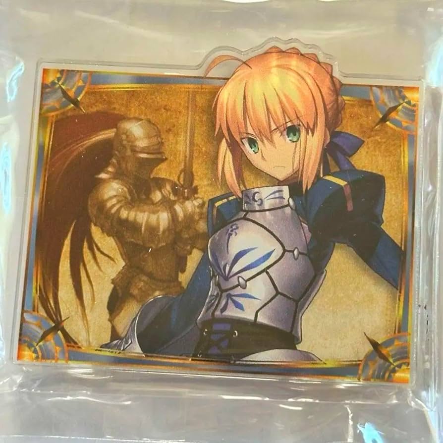 Amazon.co.jp: Fate FGO セイバー アルトリア 原画アクリルバッジ 奈須